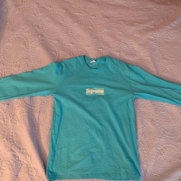Custom Supreme Box Logo Long Sleeve - Picture 2 of 5